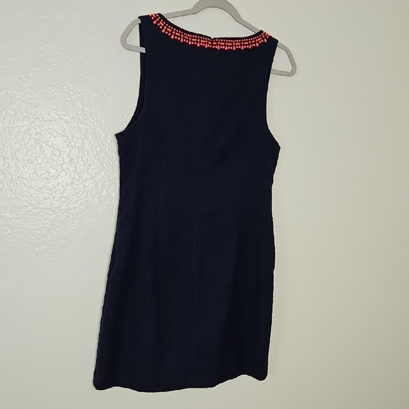 Trina Turk Dark Blue Mini Dress with Red Details - Picture 4 of 4